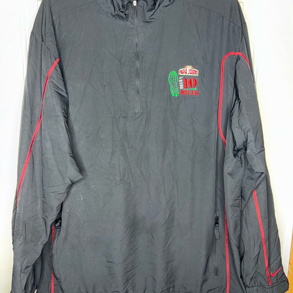 Nike Papa John’s Jacket Men’s XL Black